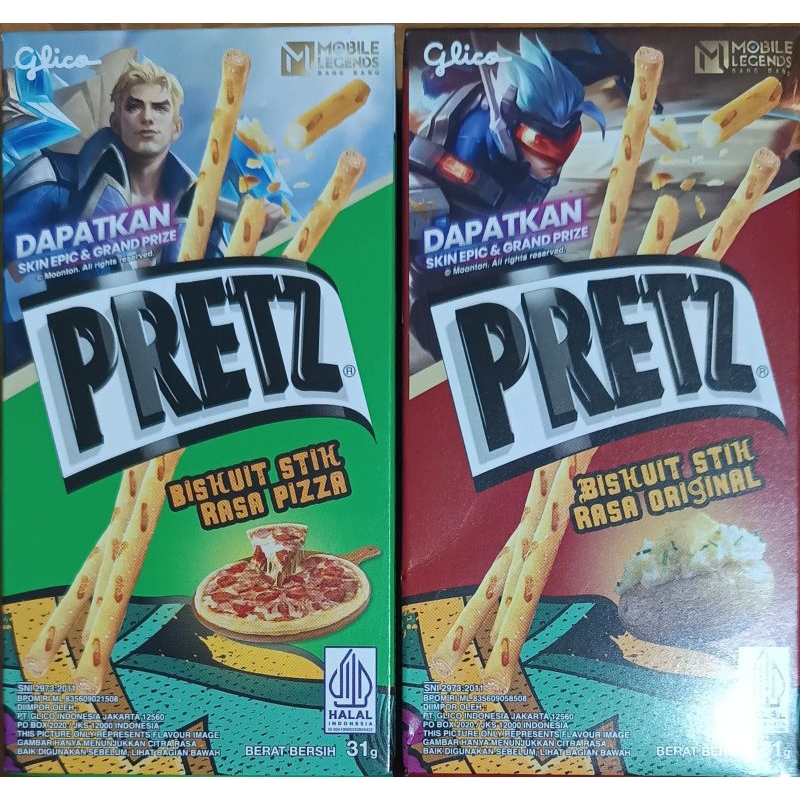 

Glico pretz biscuit stick original 31gr biskuit stik rasa pizza