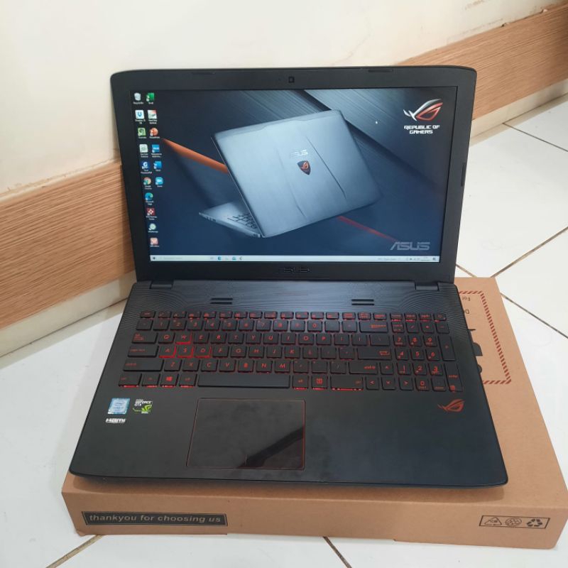 Laptop Gaming Asus ROG GL552VXK Cor i7-6700HQ Ram 8GB/ HDD 1TB/SSD 256GB Dualvga  Nvdia Geforce GTX9