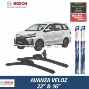 Wiper Depan Toyota Avanza Veloz Frameless Original Bosch
