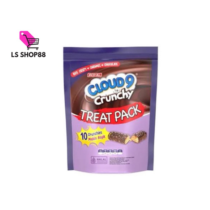 

Cokelat CLOUD 9 Crunchy Treat Pack isi 10