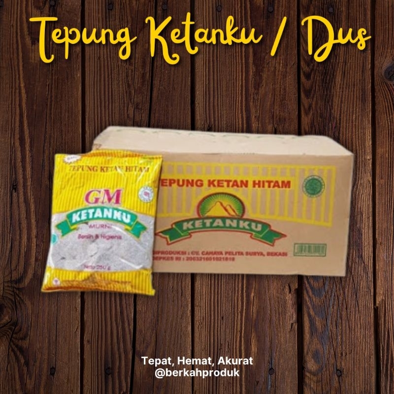 

Tepung Ketan Hitam Merk Ketanku 1 Dus Isi 20 Pcs