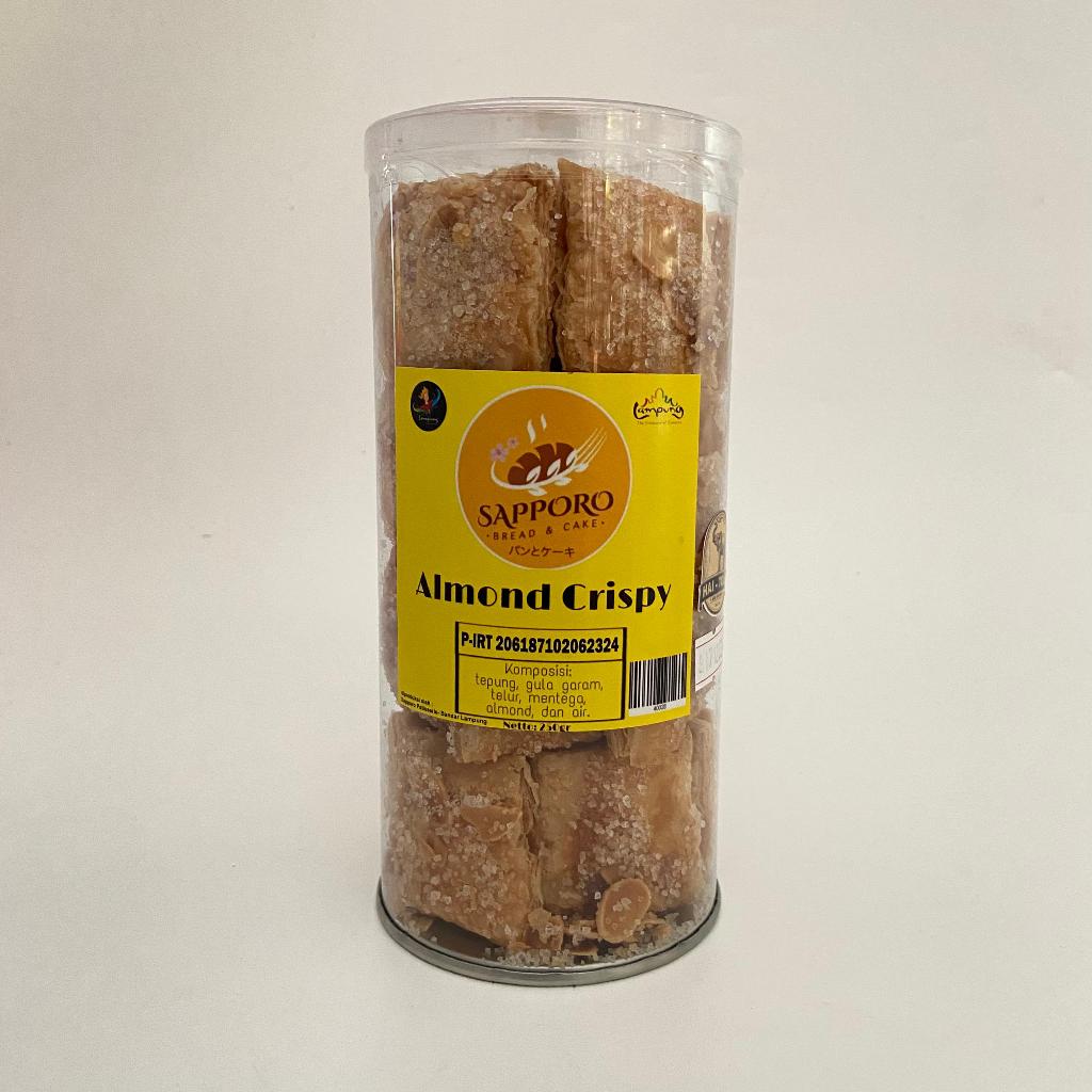 

Almond Crispy Saporo 250 Gram
