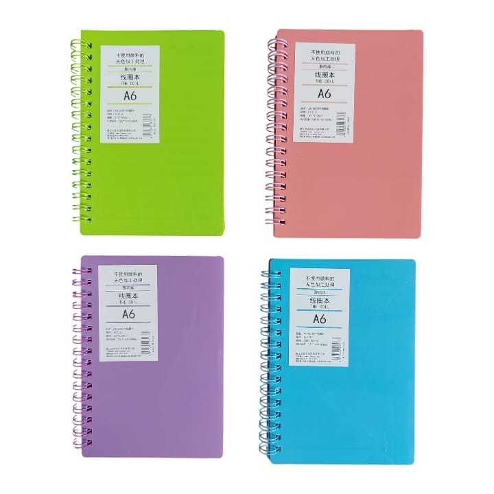 

NOTE BOOK SPIRAL A6 60 LEMBAR POLOS/ BUKU CATATAN SPIRAL / NOTEBOOK SPIRAL A6 B10112 / NOTEBOOK SPIRAL WARNA