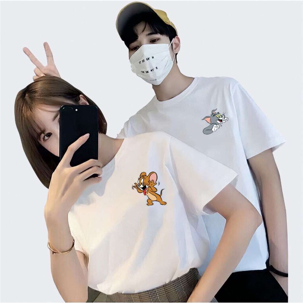 Kaos Couple Pasangan Pacar TOM AND JERRY
