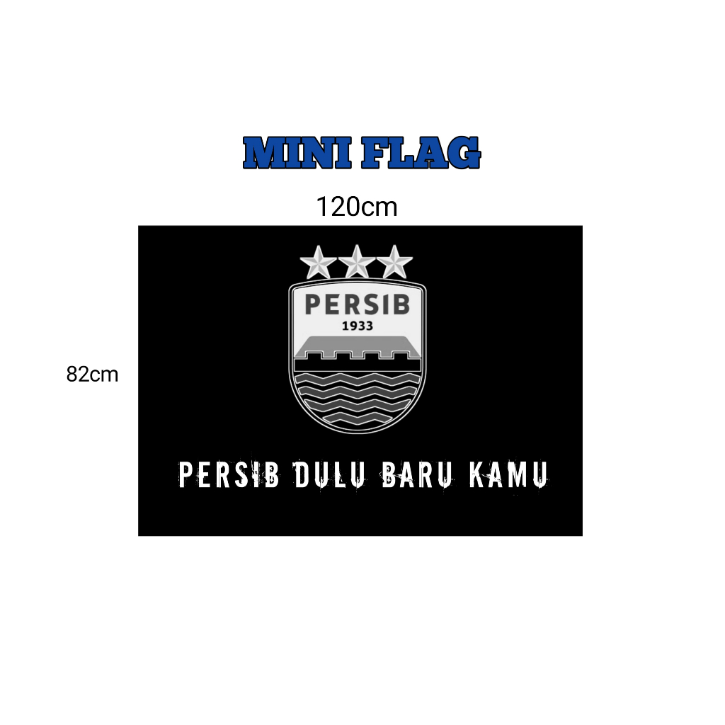 BENDERA MINI FLAG PERSIB BANDUNG BOBOTOH