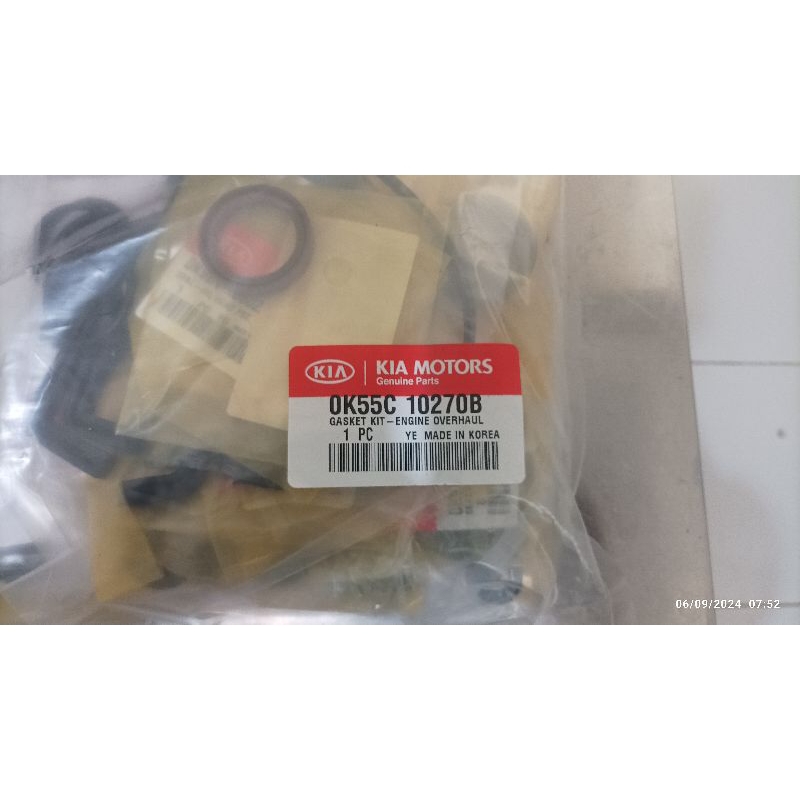 Paking Gasket Overhaul Kia Carnival Bensin