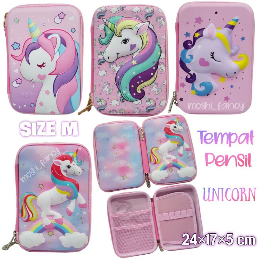 

Tempat Pensil Unicorn / Pencil Case Smiggle Unicorn / Stationary Unicorn / Alat Tulis Anak Perempuan / Kotak Pensil Unicorn