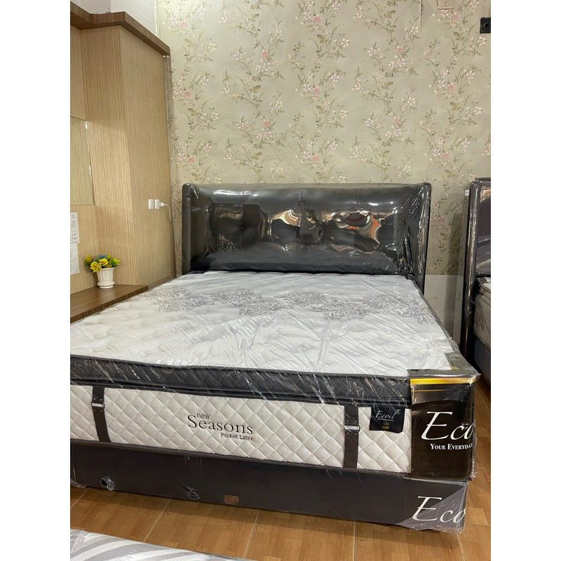 SPRINGBED KANGAROO THE SEASON SET DIVAN 180x200 FREE 2 BANTAL 2 GULING 1 MP & FREE KASUR LIPAT