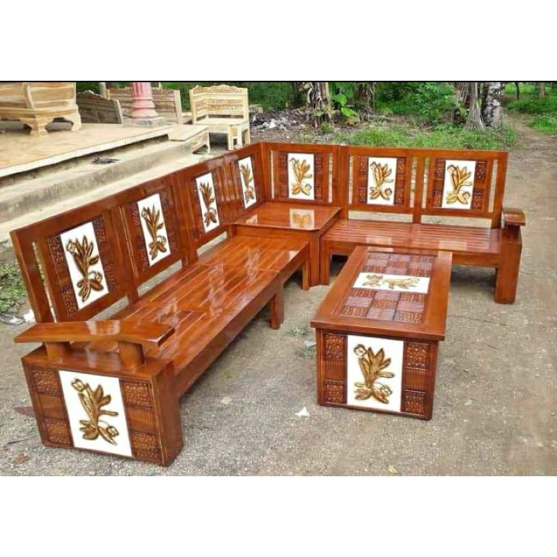 Kursi tamu sudut / kursi jepara/ kursi ruang tamu/ kursi minimalis moderen