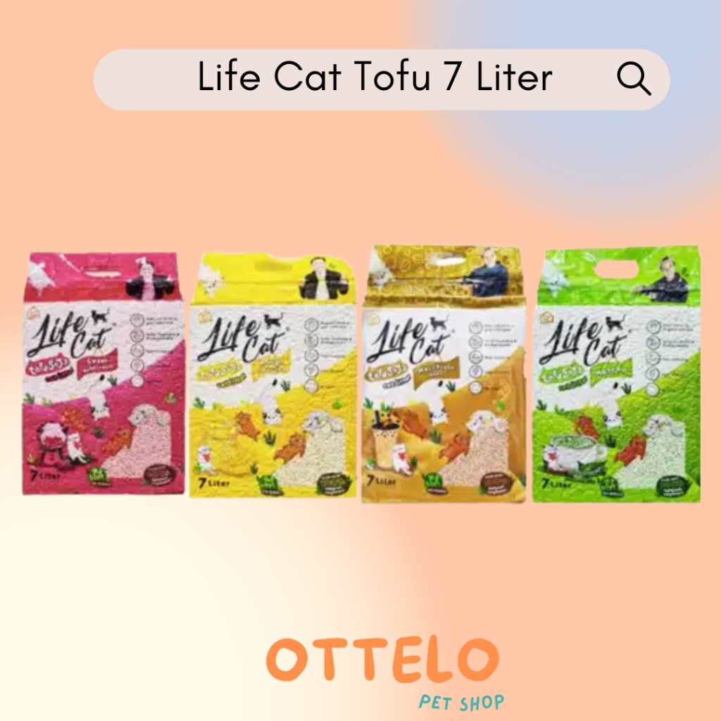 Life Cat Tofu Soya 7 Liter / Pasir Tofu Life Cat