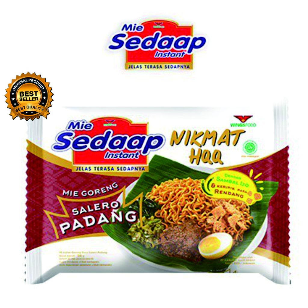 

Sedaap Mie Instan Goreng Salero Padang 86 gr / Mie Sedaap Salero Padang Goreng Sedap