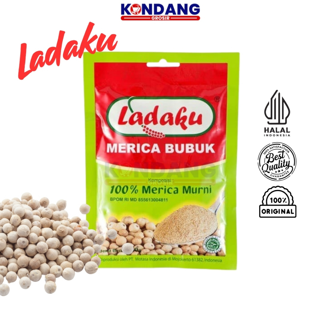 

Ladaku Merica Bubuk 100% Murni Sachet 90g - Bumbu Merica Berkualitas untuk Setiap Masakan