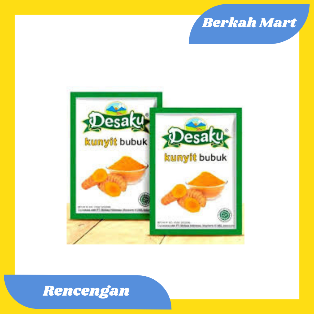 

DESAKU KUNYIT BUBUK - RENCENGAN ISI 12 PCS