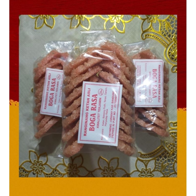 

Rengginang mentah ketan asli, TERASI 350g BOGA RASA Cikoneng Ciparay