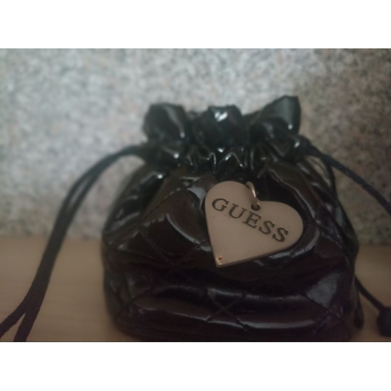 dumpling bag / mini pouch guess original / tas wanita