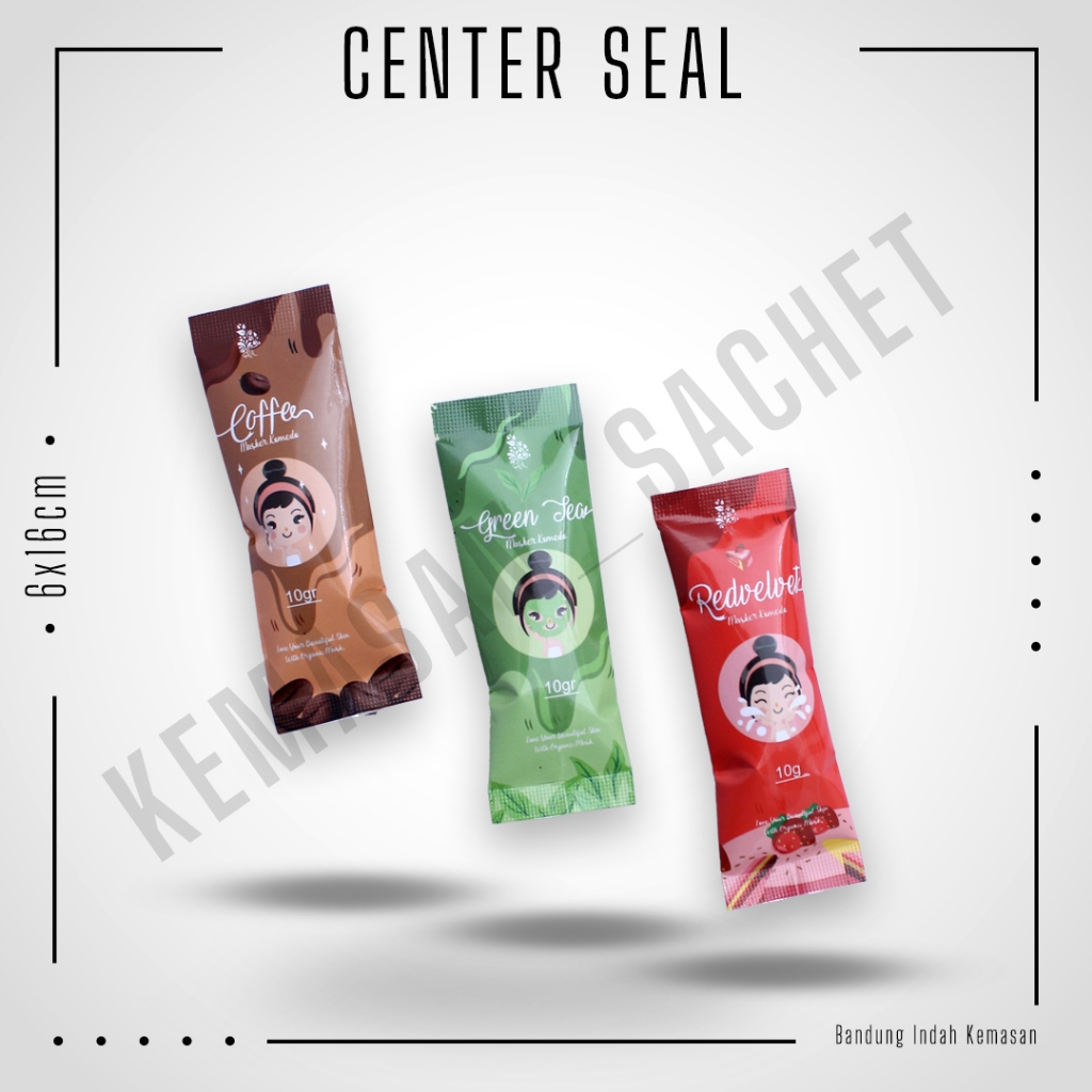 Cetak Kemasan Sachet Stick CENTER SEAL Ukuran 6x16 cm