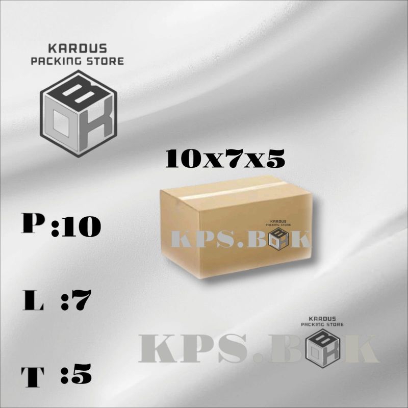 

kardus bok packing 10x7x5