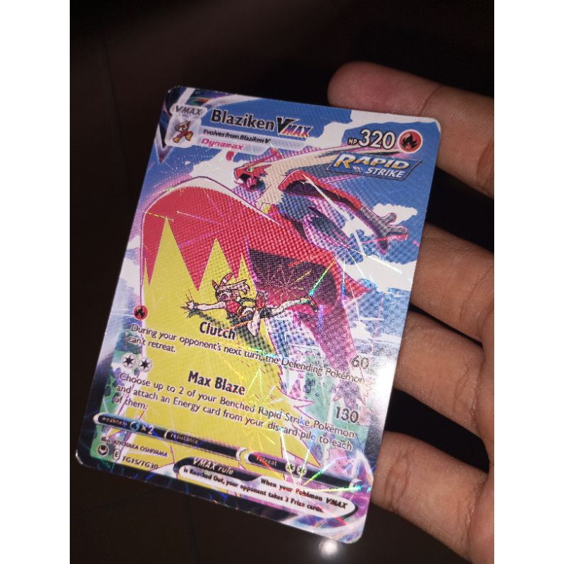 Blaziken VMAX TG15/TG30 - Kartu Pokemon GO