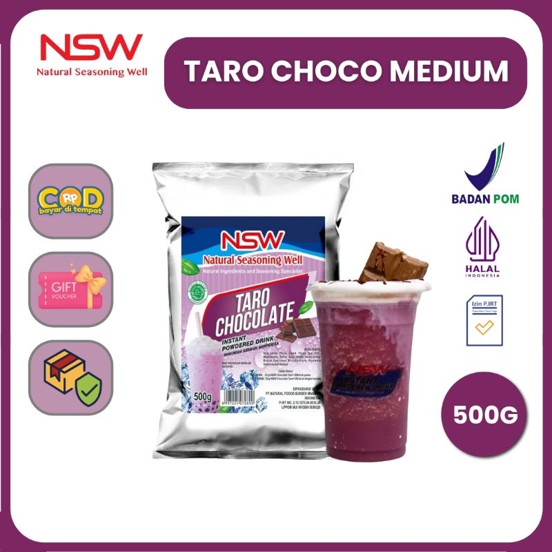 

NSW Powder Drink Rasa Taro Chocolate MEDIUM 500 gr