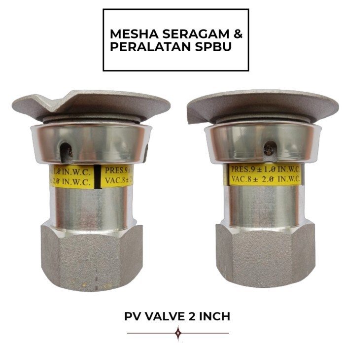 PV Vent Pressure Vacuum Valve free vent bensin SPBU Filter Udara Tangki bahan bakar