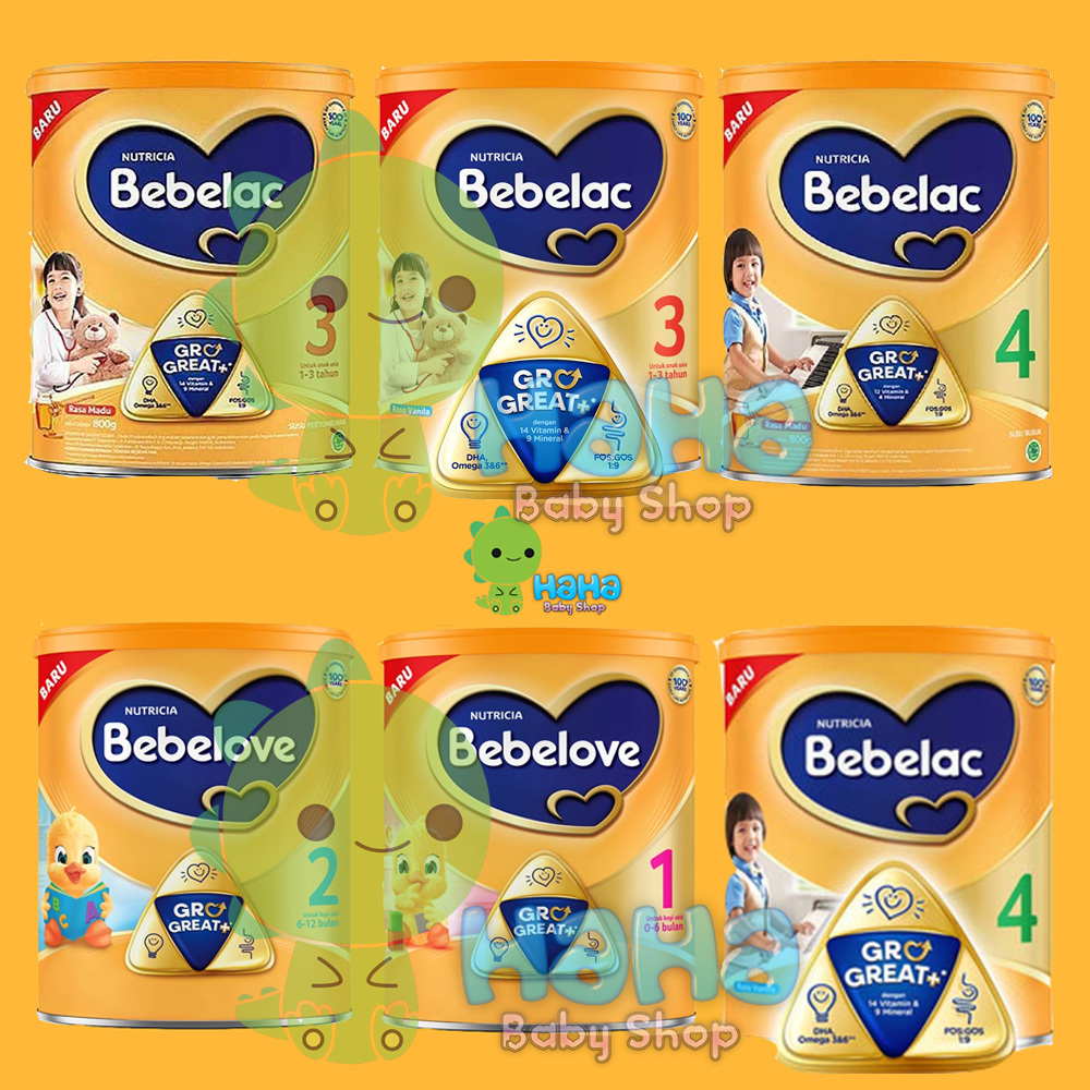 

BEBELAC 3 / 4 MADU VANILA 800 GR // BEBELOVE 1 & 2 800GR