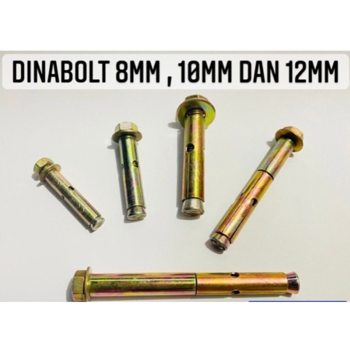 DYNABOLT 8MM / BAUT TANAM UNTUK BETON 8MM / DYNABOLT 8MM / BAUT TANAM TEMBOK 8MM BAUT DYNABOLT 8MM /