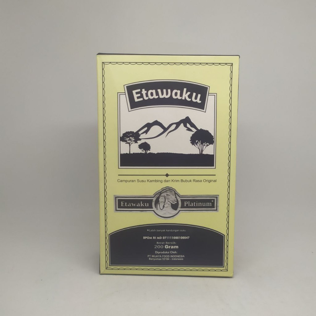 

ETAWAKU PLATINUM - Susu Kambing Etawa Bubuk Premium 100% ORIGINAL Bebas Alergi dan Rendah Gula