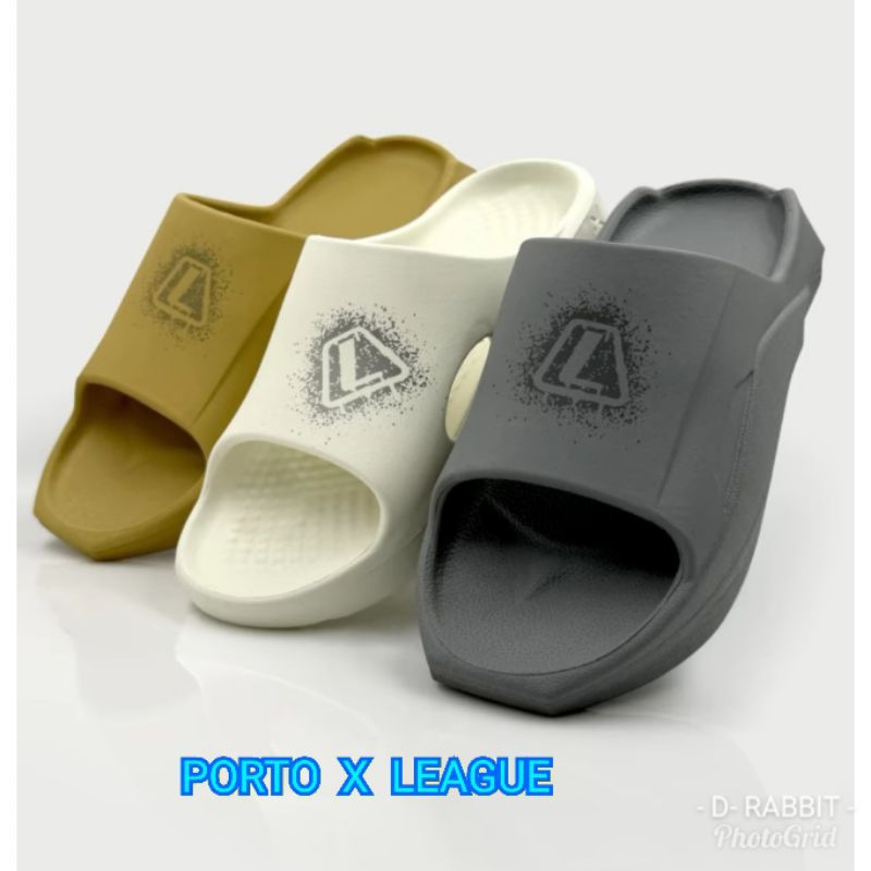 Sandal Slop Recovery PORTO X LEAGUE VERNER LUDWIG Original Unisex pria wanita New 2024