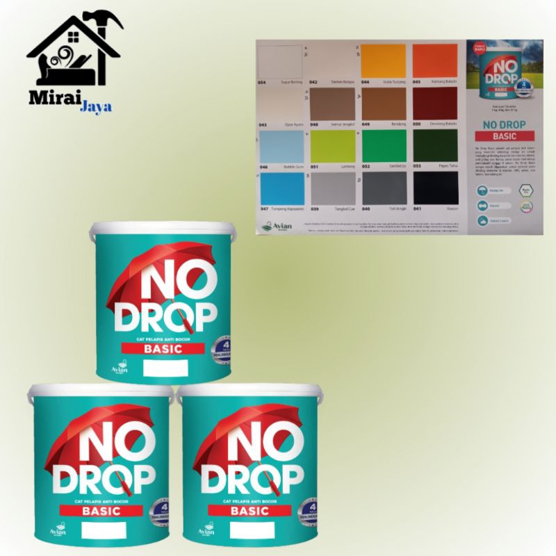 Cat No Drop Anti Bocor Cat Pelapis Anti Bocor 1Kg,