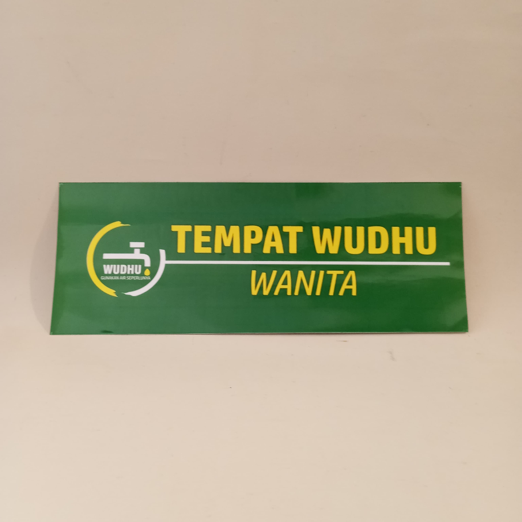 

Stiker Tempat Wudhu Wanita | Stiker Nama Ruang Tempat Wudhu Khusus Wanita