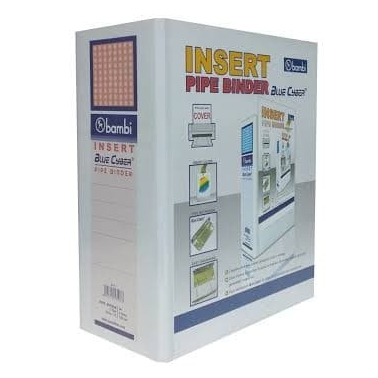 

Insert Pipe Binder A4 Bambi 1175M 2 Holes Putih