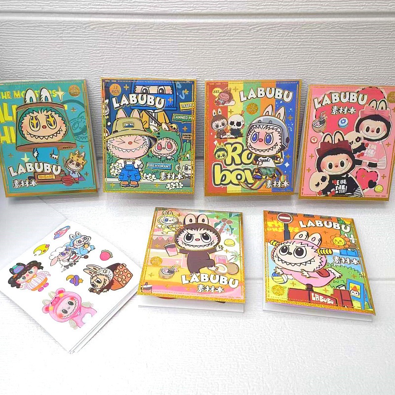 

Sticker Note Dodoben Karakter Labubu cute 12 halaman Sticky Notes Label Labubu Dodoben Terbaru