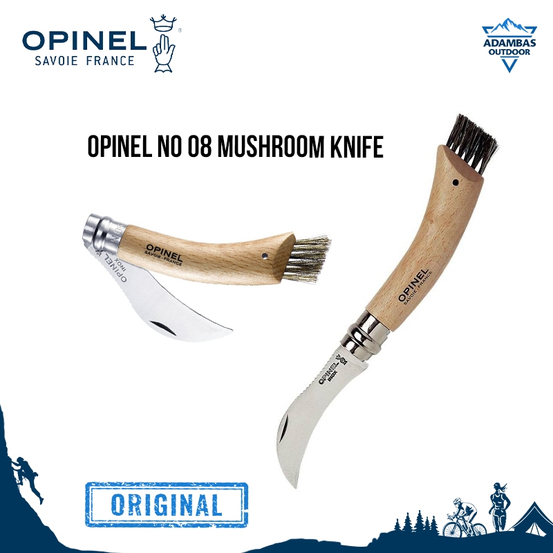 Opinel N°08 Mushroom Knife - Pisau Lipat Pemotong Jamur