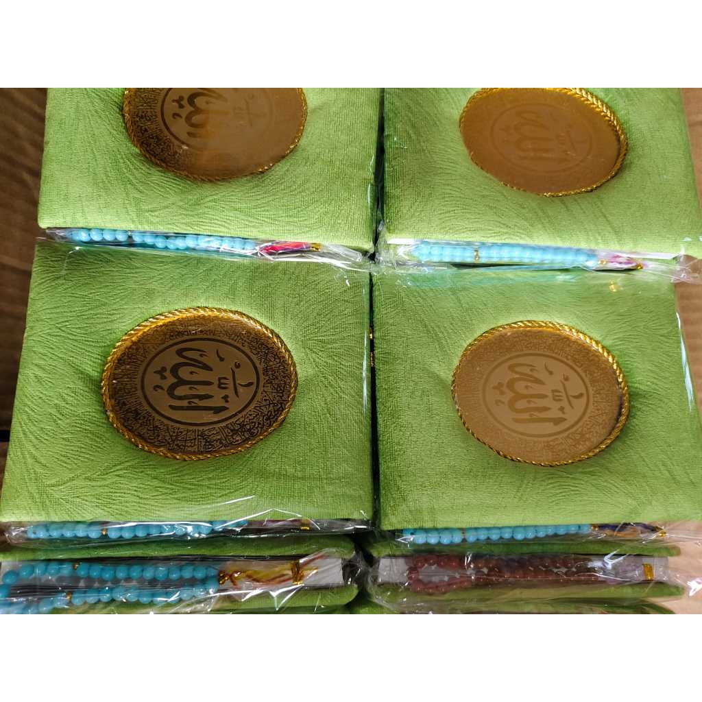 Cetak buku yasin  hard cover busa premium free tasbih