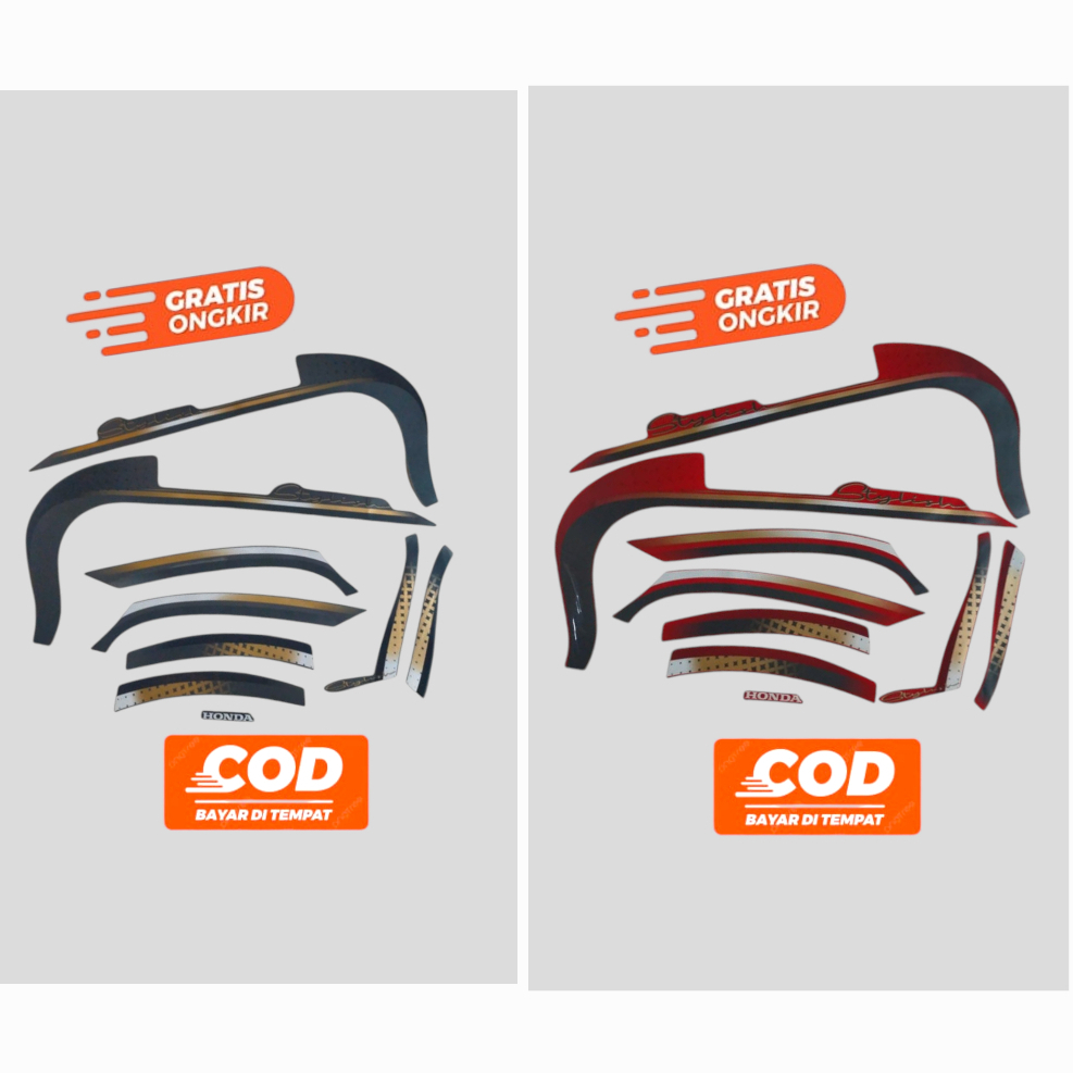 STIKER STRIPING MOTOR SCOOPY STYLISH 2023