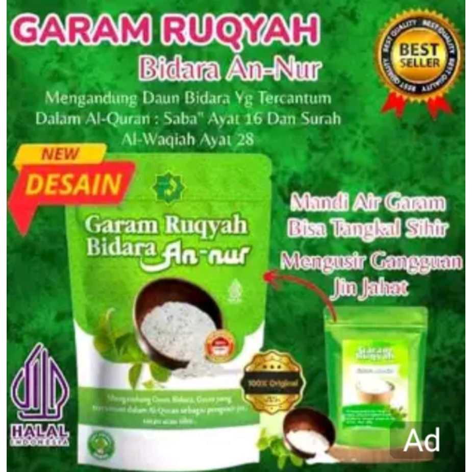

Garam ruqyah Asli Garam krosok mandi An,nur 500gr untuk kelancaran pekerjaan kenaikan jabatan karir.