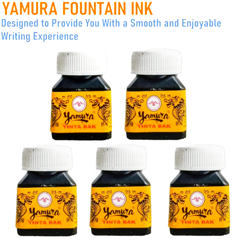 Tinta Fountain Pen Tinta Kaligrafi Tinta Bak Yamura Tinta Cina Tinta Pulpen Kalam