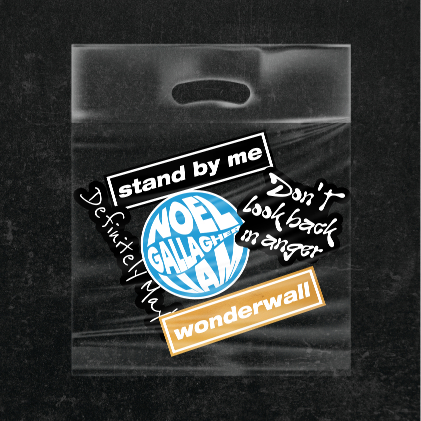 

Stiker Oasis Quotes Lyrics Band Vinyl Waterproof