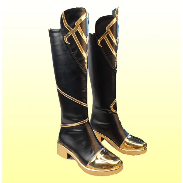 Anime Aether Cosplay Shoes Party Aether Cosplay Boots Shoes PU Leather Party Props