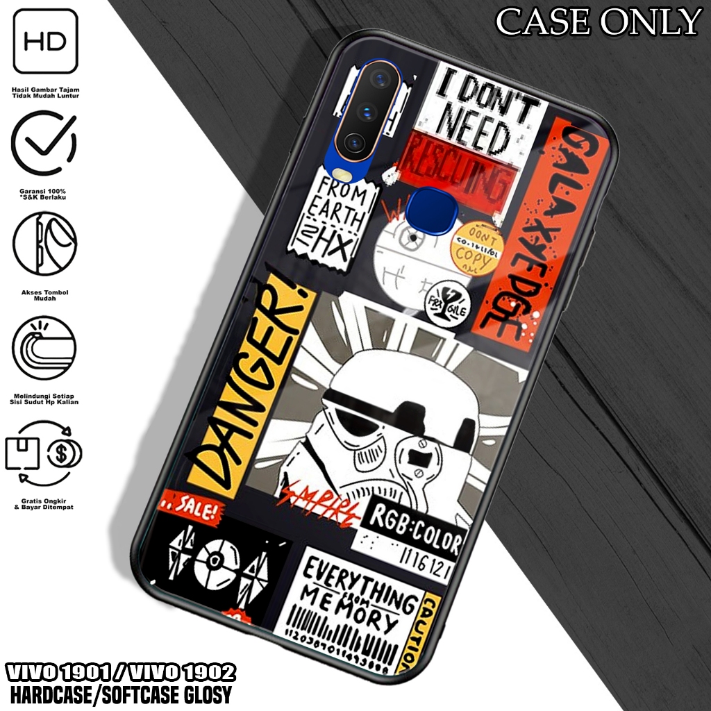 Case VIVO 1901 / 1902 - Casing VIVO 1901 / 1902 [ DHL ] Silikon VIVO 1901 / 1902 - Kesing Hp - Casin