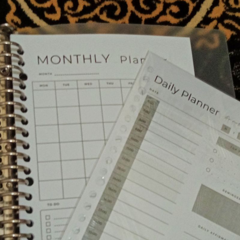 

50 Loose Leaf Planner A5 Kertas Putih HVS Paper