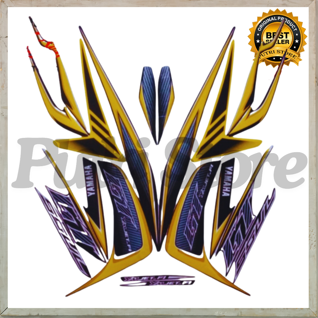 Stiker Striping Mio Soul GT 2013 Kuning List Stiker Standar Mio Soul GT 2013 Terbaik