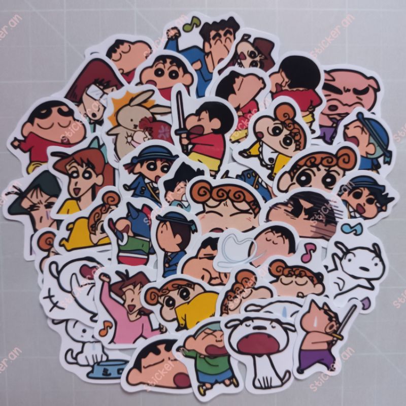 

Stiker Shinchan Vol.2 40 pcs for Planner/ Scrapbook/ BuJo/ Journal/ DIY