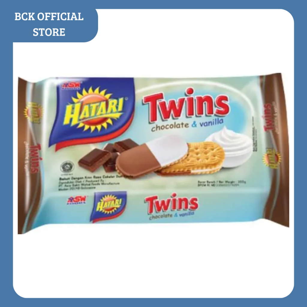 

Hatari Twins Chocolate Dan Vanilla 190gr (PCS)