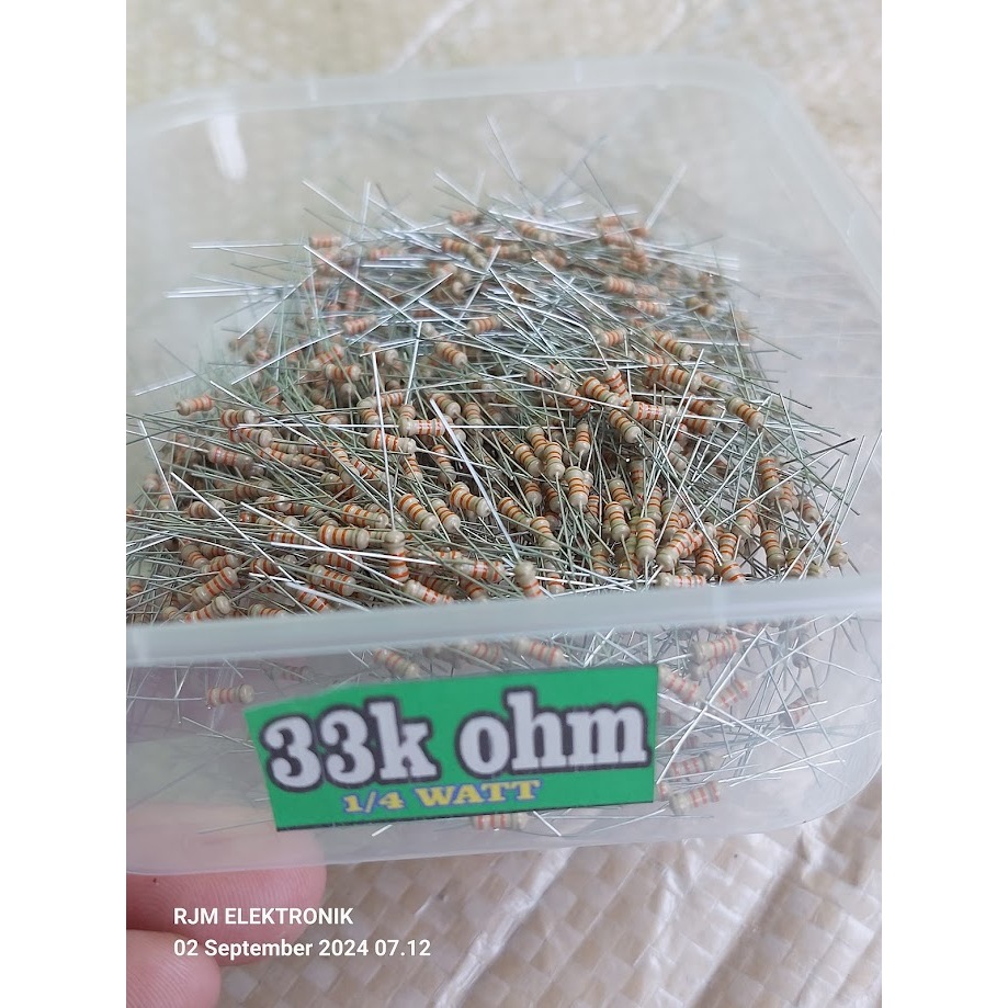 10 pcs resistor 33k ohm 1.4 watt