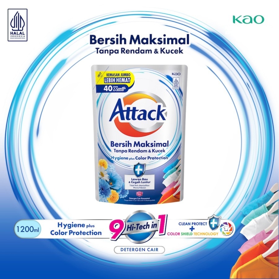 Attack Deterjen Cair 1200ML