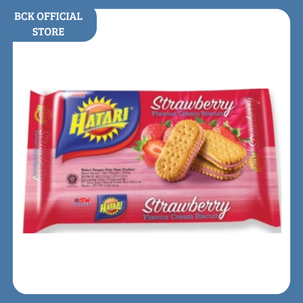 

Hatari Strawberry Cream Biscuits 190gr (PCS)