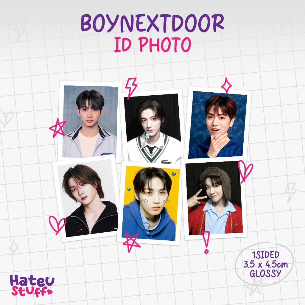BOYNEXTDOOR Unofficial ID Photo Weverse Con, Run To You, Magazine