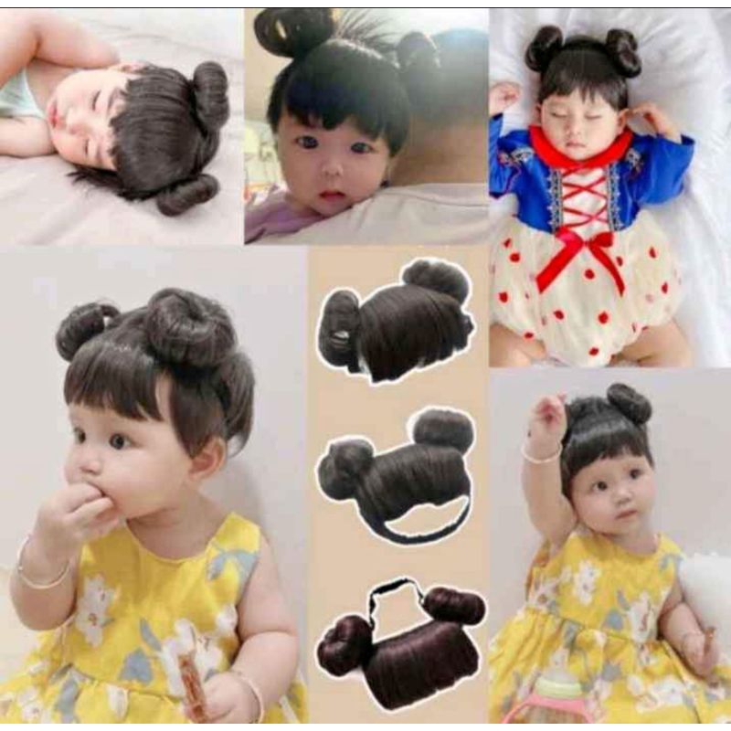 Bandana anak korean style cantik/Bando poni anak /Bando bayi wig