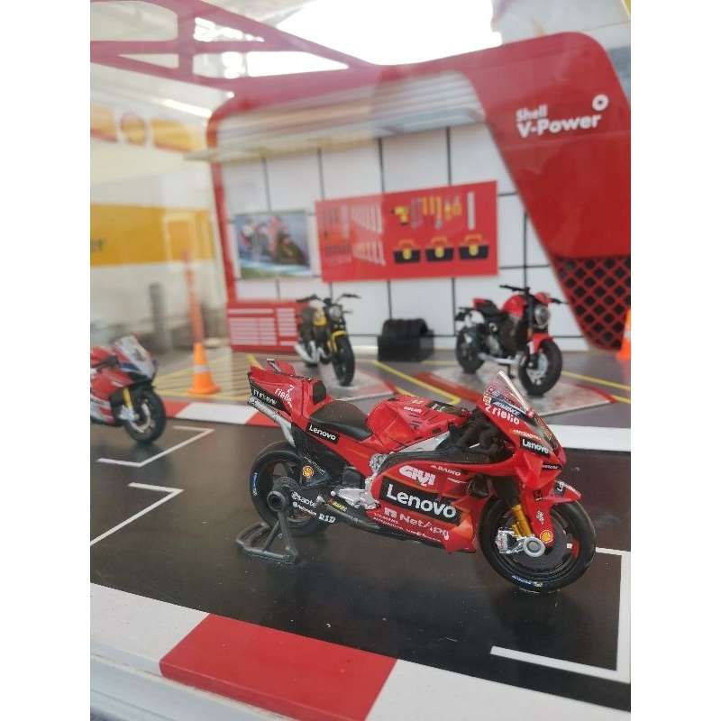 (LIMITED EDITION) Miniature/Mainan/Diecast Ducati by Shell Indonesia Edisi 2024